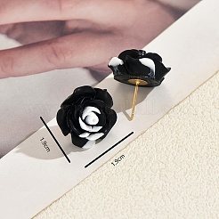 Valentinstag-Ohrstecker aus Eisen und Harz&nbsp;MW6117
