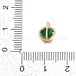 Crémaillère en laiton avec pendentifs en zircone cubique&nbsp;KK-Q018-08G