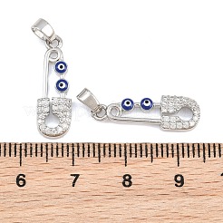 Pendentifs en laiton zircon cubique transparent&nbsp;CU-CBA9AB3-08P