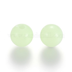 Leuchtende Acryl Runde Perlen&nbsp;LACR-R002-10mm-01