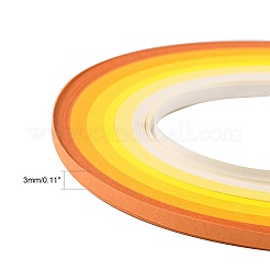 6 Farben quilling Papierstreifen&nbsp;DIY-J001-3mm-A