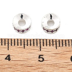 Ottone micro spianare zirconi spacer perline&nbsp;KK-R216-13S-02