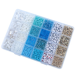 Kit fai da te per la creazione di gioielli con 24 perline in acrilico e ABS&nbsp;DIY-NB0012-02D