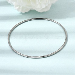 2 mm breite Armreifen aus Edelstahl 304 für Damen&nbsp;SA-CBA37BC-23B-P