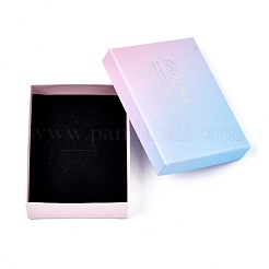 Bester Wunsch Pappe Anhänger Halskette & Ringboxen&nbsp;CBOX-L008-007A-01