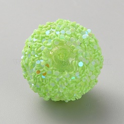 Perline glitter acriliche opache&nbsp;LS-FIND-CJC0010-111A-11