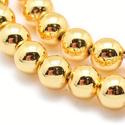 Chapelets de perles en hématite synthétique sans magnétiques&nbsp;G-L485-01A-G
