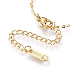 Colliers pendentifs en acier inoxydable 304&nbsp;NJEW-K120-15G