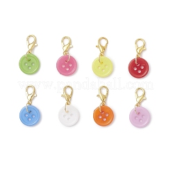 Botones de costura acrílicos para decoraciones colgantes&nbsp;HJEW-JM04109-01