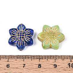 Sonnenblumen-Glasperlen&nbsp;GLAA-T025-52M