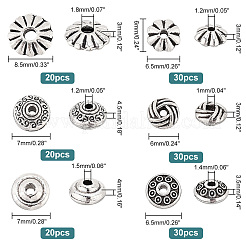 150 stücke 6 legierung perlen im tibetischen stil&nbsp;FIND-PH0009-75