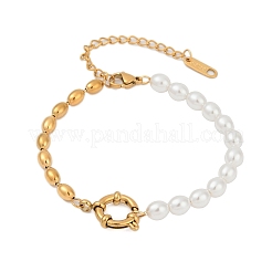 Gliederarmbänder aus 304 Edelstahl&nbsp;BJEW-Z108-02G