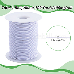 1 rollo de cordón elástico de poliéster de 100 m&nbsp;OCOR-SC0001-10A-01