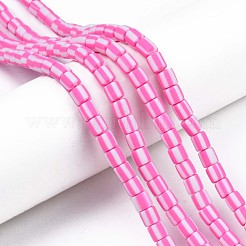 Chapelets de perle en pâte polymère manuel&nbsp;CLAY-T020-12E