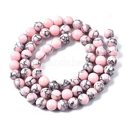 Tinti turchese sintetico filoni gemma tallone&nbsp;TURQ-R032-6mm-XSS04