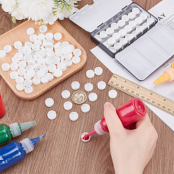 100 Stück leere Aquarellpfannen aus Kunststoff&nbsp;KY-PH0002-23