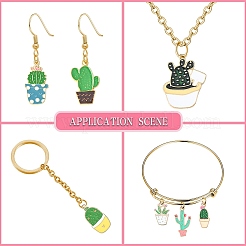 30 pièces 10 styles pendentifs en alliage&nbsp;ENAM-CJ0003-01