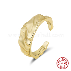925 Manschettenringe aus Sterlingsilber für Damen&nbsp;RJEW-H257-01G