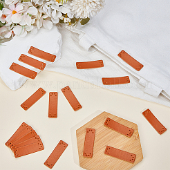Etiquetas de cuero pu&nbsp;DIY-WH0780-32