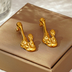 Elegantes pendientes irregulares de acero inoxidable 304&nbsp;YS1424