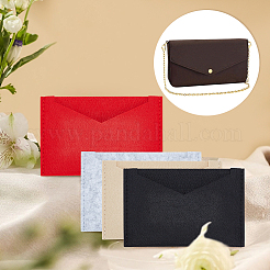 4 Stück 4 Farben Wollfilz Umschlag Geldbörseneinsatz Organizer&nbsp;FIND-WR0006-71B