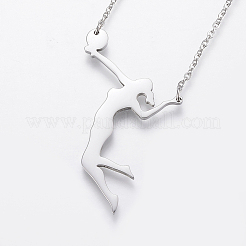 Colliers pendentifs en acier inoxydable 304&nbsp;NJEW-F213-02