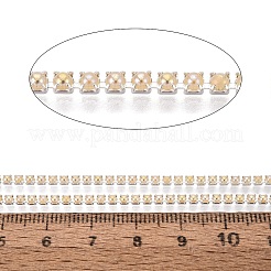 Catene da tennis in ferro e plastica ABS con perle artificiali&nbsp;CH-Q006-01A-03