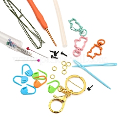 6 kit para principiantes de tejido de hilo de seta estilo&nbsp;DIY-F146-03