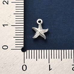 925 breloques étoile de mer en argent sterling&nbsp;STER-U009-09S-02