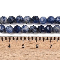 Natur Sodalith Perlen Stränge&nbsp;G-G281-B04-6mm