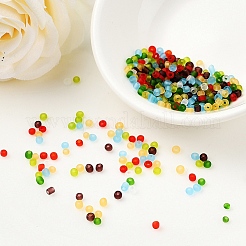 3500 Stück 7 Farben 12/0 runde Saatperlen aus Glas&nbsp;SEED-YW0001-21