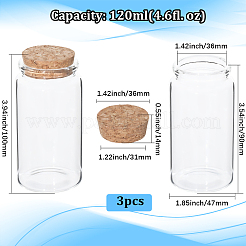 Bottiglie di vetro vaso perle di vetro contenitori&nbsp;AJEW-SP0003-91D