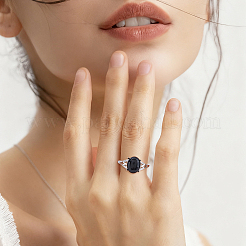 Verstellbare 925 Sterling Silber 4 Zinken Ringfassungen&nbsp;STER-DC0002-01