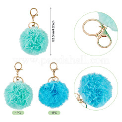 2 porte-clés en alliage 2 couleurs&nbsp;KEYC-TA0004-68B