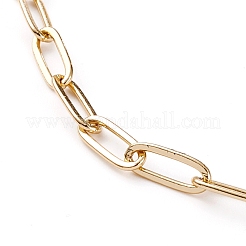 Collane con catena a graffetta in ottone&nbsp;NJEW-JN03283-01