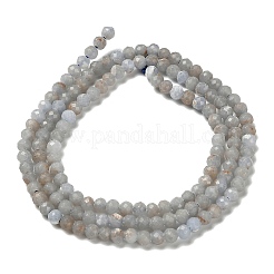 Chapelets de perles en angélite naturelle&nbsp;G-RM2025-16-3mm