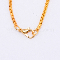 Realizzazione di collane con catenella in ferro&nbsp;NJEW-WH0007-03G