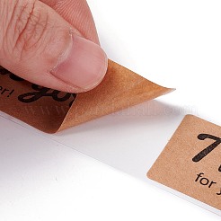 Rechteck danken Ihnen Themenpapieraufkleber&nbsp;DIY-B041-33C