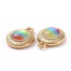 Pendentifs en résine opaque imprimée&nbsp;LS-FIND-E020-07G-03