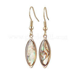 Paua naturales pendientes colgantes shell&nbsp;EJEW-JE06274-03