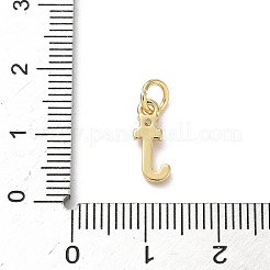 Breloques de zircone cubique clair pavés en laiton&nbsp;KK-A273-01G-J
