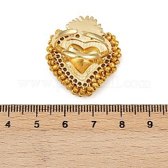 Laiton anneaux de manchette réglable&nbsp;RJEW-P157-03G