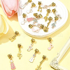 20 pendente in smalto in lega di stile tibetano&nbsp;PALLOY-FS00007