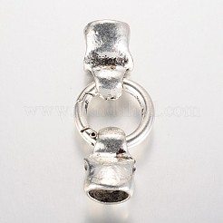Anelli porta molla in ottone teschio&nbsp;ZIRC-F022-65AS