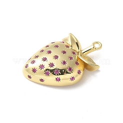 Pendentifs avec zircon cubiques à micro-pavés en laiton&nbsp;KK-P290-39G
