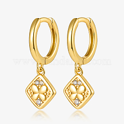 Orecchini pendenti con diamanti a forma di farfalla in argento s925&nbsp;FM5760