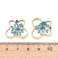 Pendentifs en résine époxy en acier inoxydable 304&nbsp;STAS-T072-23