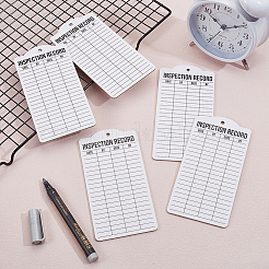 Doppelseitige Etiketten aus Papier für Sicherheitsaufzeichnungen zur täglichen Inspektion mit Loch zum Aufhängen&nbsp;LS-DIY-WH0723-033B