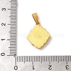 Ionenplattierung (IP) 304 Edelstahlanhänger&nbsp;STAS-C103-12G