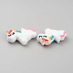 Perline in silicone ecologico per uso alimentare con unicorno&nbsp;SIL-TAC0004-14